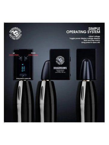 Беспроводной блок питания DragonHawk Mast B1 P210, RCA, 3-15 V, 1300 мАч