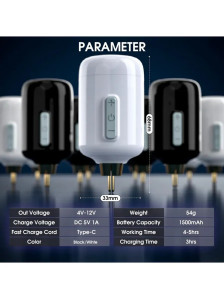 Беспроводной блок питания DragonHawk Mast B3, RCA, 1500 мАч, USB Type-C