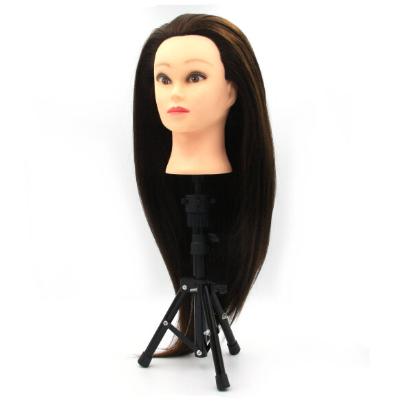 Учебная голова для парикмахера 40%- 60 см., Шатенка, FANTOM Учебная голова для парикмахера 40%- 60 см., Шатенка, FANTOM