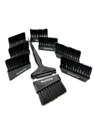 Кисть BarberTop NC-02 для окрашивания, 8 насадок