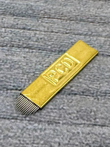 Иглы PRONOGTI PCD 14U 0.30 мм для микроблейдинга, 10 шт