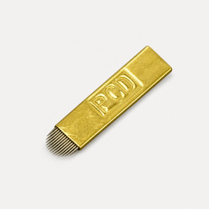 Иглы PRONOGTI PCD 14U 0,30 мм для микроблейдинга, 10 шт