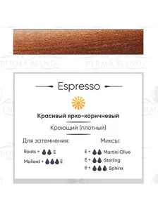 Пигмент для татуажа бровей Perma Blend Espresso теплый коричневый 15 мл