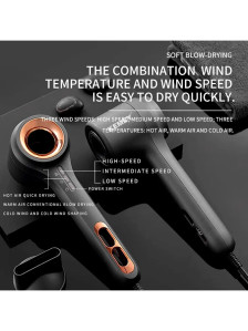 Профессиональный фен Kemei KM-2061, 1500 Вт