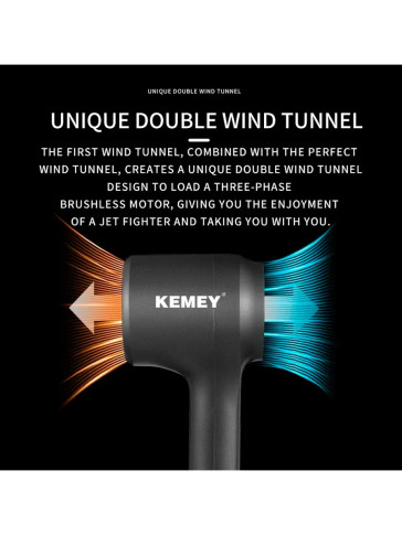 Профессиональный фен Kemei KM-2061, 1500 Вт