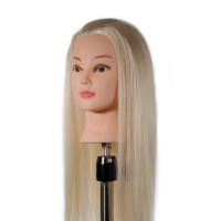 Голова-манекен для причесок, волосы 60 см Блондин OLLIN