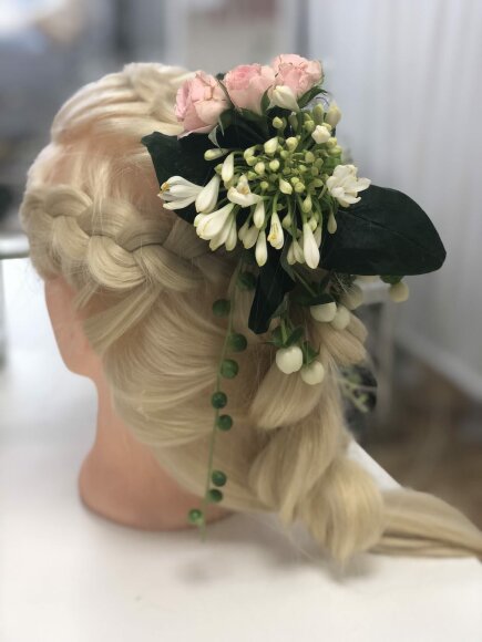 Голова манекен для причесок. Блондинка, FANTOM 60 см.