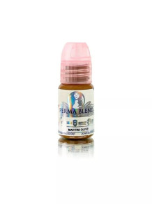 Пигмент для татуажа бровей Perma Blend Martini Olive холодный оливковый 15 мл