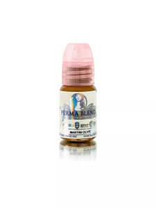Пигмент для татуажа бровей Perma Blend Martini Olive холодный оливковый 15 мл