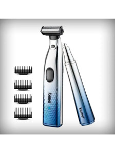 Триммер Kemei KM-3236 2 в 1, аккумуляторный