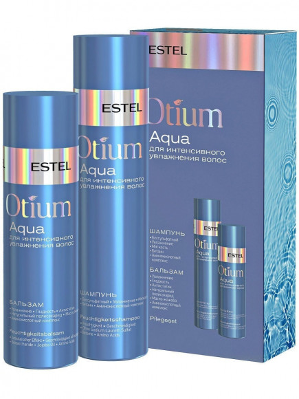 Набор для интенсивного увлажнения волос Estel Otium Aqua
