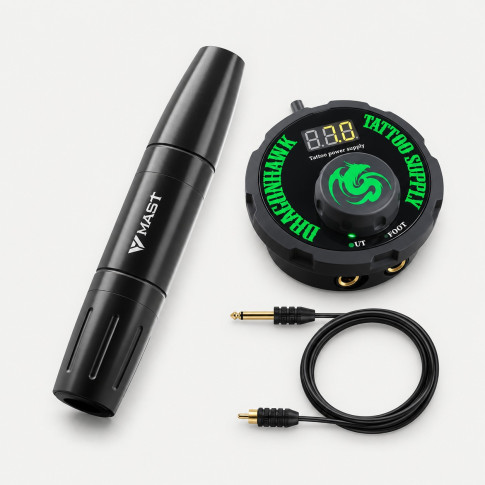 Машинка для перманентного макияжа DragonHawk Mast Magi Pen, RCA, ход 2–3 мм