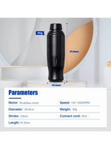 Тату-машинка DragonHawk Mast Sensor2 WQ091, RCA, ход 3,5 мм