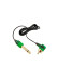 Кабель PRONOGTI RCA/Jack, 2 м, зеленый