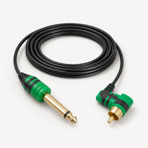 Кабель PRONOGTI RCA/Jack, 2 м, зеленый