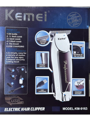 Аккумуляторный триммер Kemei KM-9163