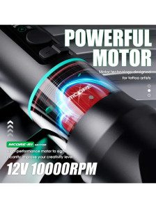 Тату-машинка DragonHawk X20 Pro, беспроводная, ход 3.5 мм