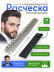 Металлическая расчёска PRONOGTI с чехлом, 17/21 см
