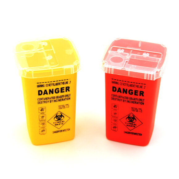 Контейнер для утилизации игл и других медицинских отходов Контейнер для утилизации игл и других медицинских отходов