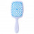 Щетка массажная с силиконовыми зубчиками для сухих/влажных волос продувная для сушки под фен