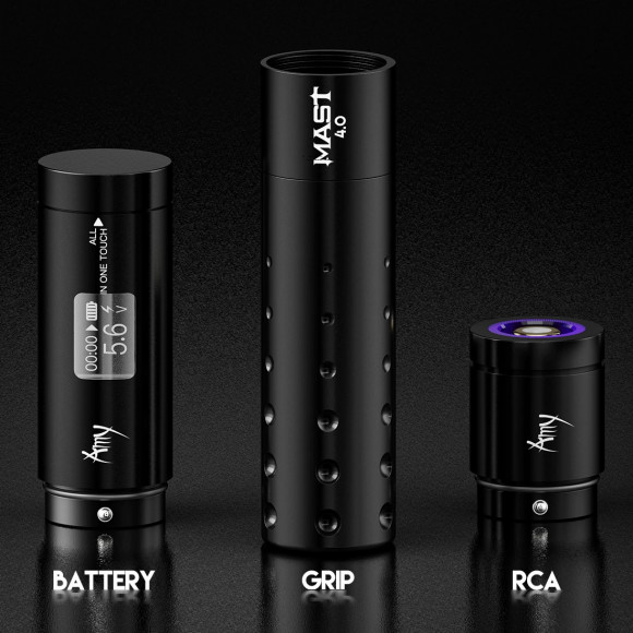 Беспроводная машинка роторная Dragonhawk Mast Tour AMY Wireless для татуажа и перманентного макияжа