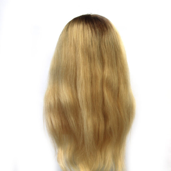 Манекен головы со 100% натуральными волосами, блондинка омбре FANTOMHEADS 55-60 см.