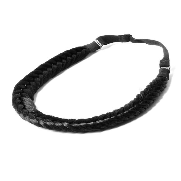 Ободок - косичка эластичный 1 см. Ободок - косичка эластичный 1 см.