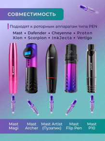 Картриджи DragonHawk Mast Pro 13RM 0,30 мм MT — 20 шт.