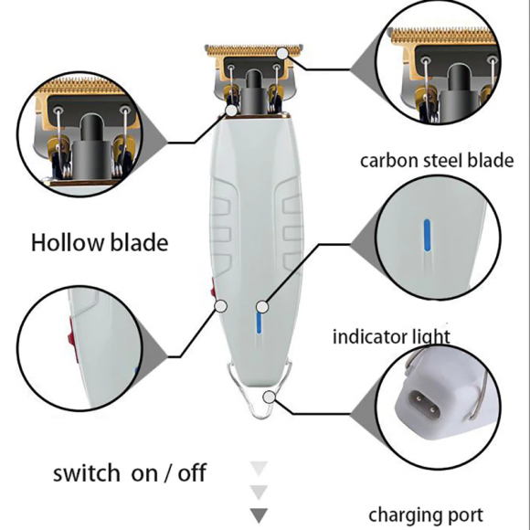 Триммер беспроводной Kemei с насадками
