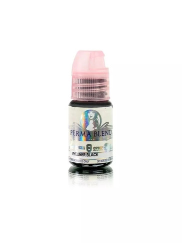 Пигмент для татуажа век Perma Blend Eyeliner Black холодный черный 15 мл