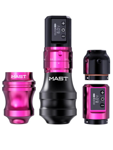 Тату-машинка DragonHawk Mast Fold Pro, ход 2.4-4.2 мм, 2 аккумулятора