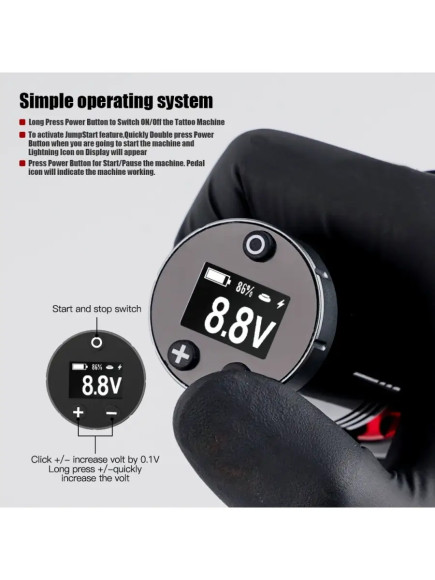 Беспроводной блок для тату машинки Arena Беспроводной блок для тату машинки Arena