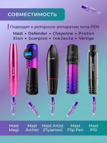 Картриджи DragonHawk Mast Pro 17RM 0,30 мм MT — 20 шт.