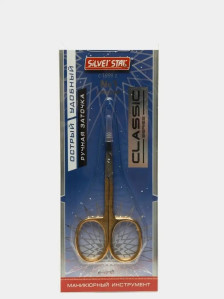 Ножницы для кутикулы Silver Star НСС 4 Gold, 100 мм