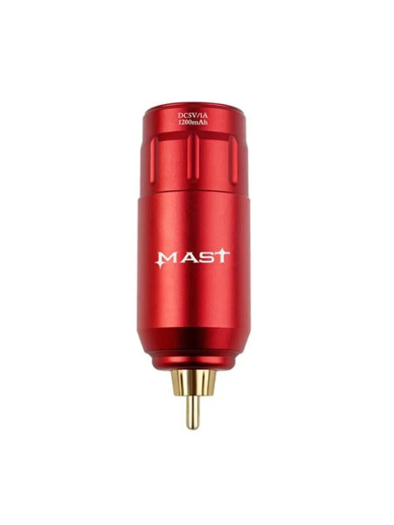 Блок для тату машинки Mast U1 Wireless RCA Red