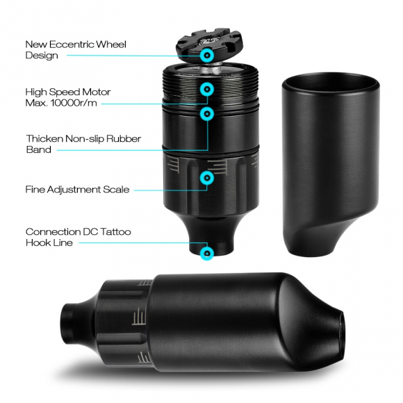Роторная тату машинка Atomus Artist для татуажа/перманентного макияжа Роторная тату машинка Atomus Artist для татуажа/перманентного макияжа