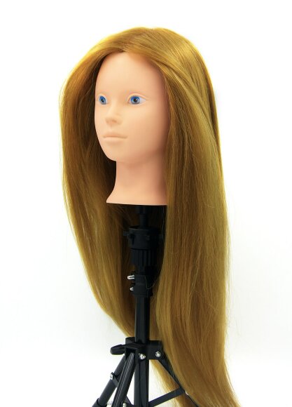 Голова учебная для отработки макияжа, 70% 60-65 см., Русая, FANTOM